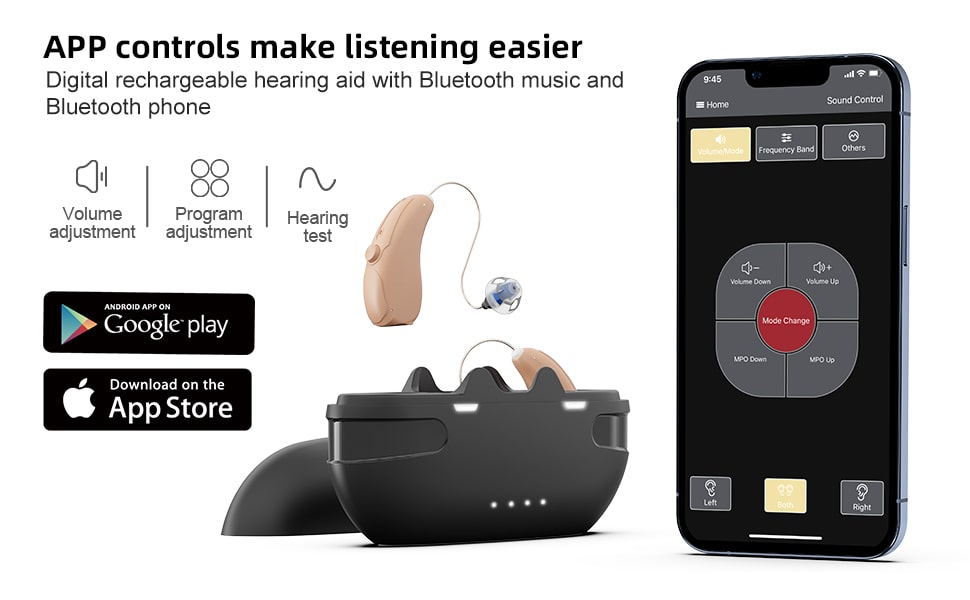 Hearing Aid with Bluetooth